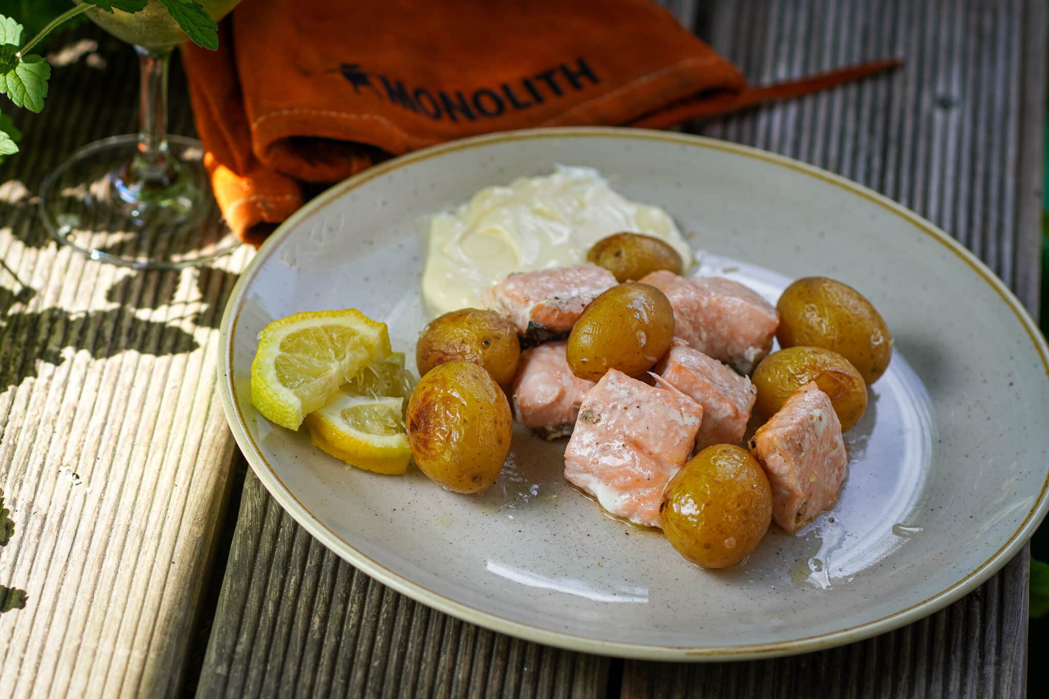 Lachs mit Kartoffeln | Original Kamado Rezept | MONOLITH
