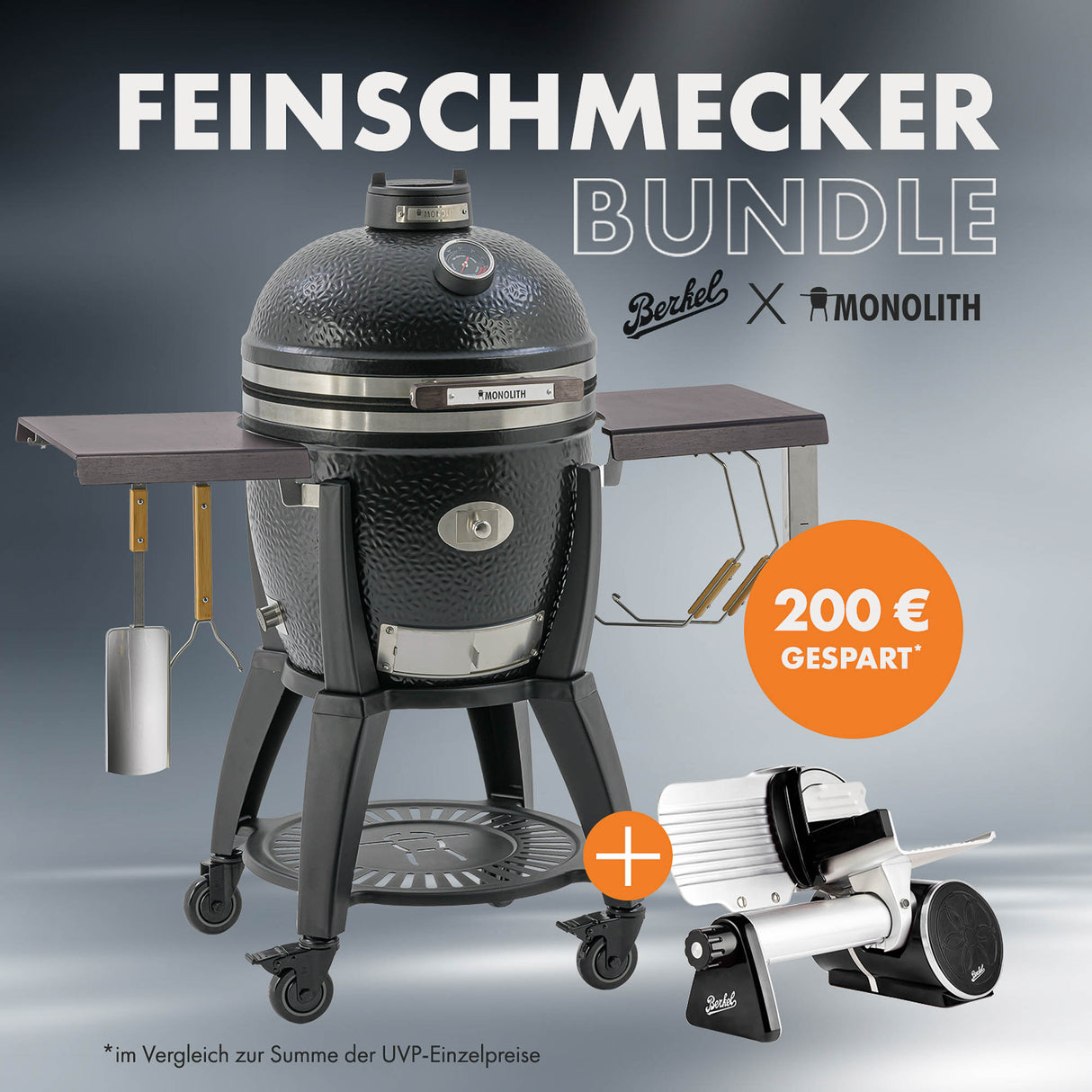 AVANTGARDE.55 mit Gestell + Berkel Icon Line 170 Schneidemaschine