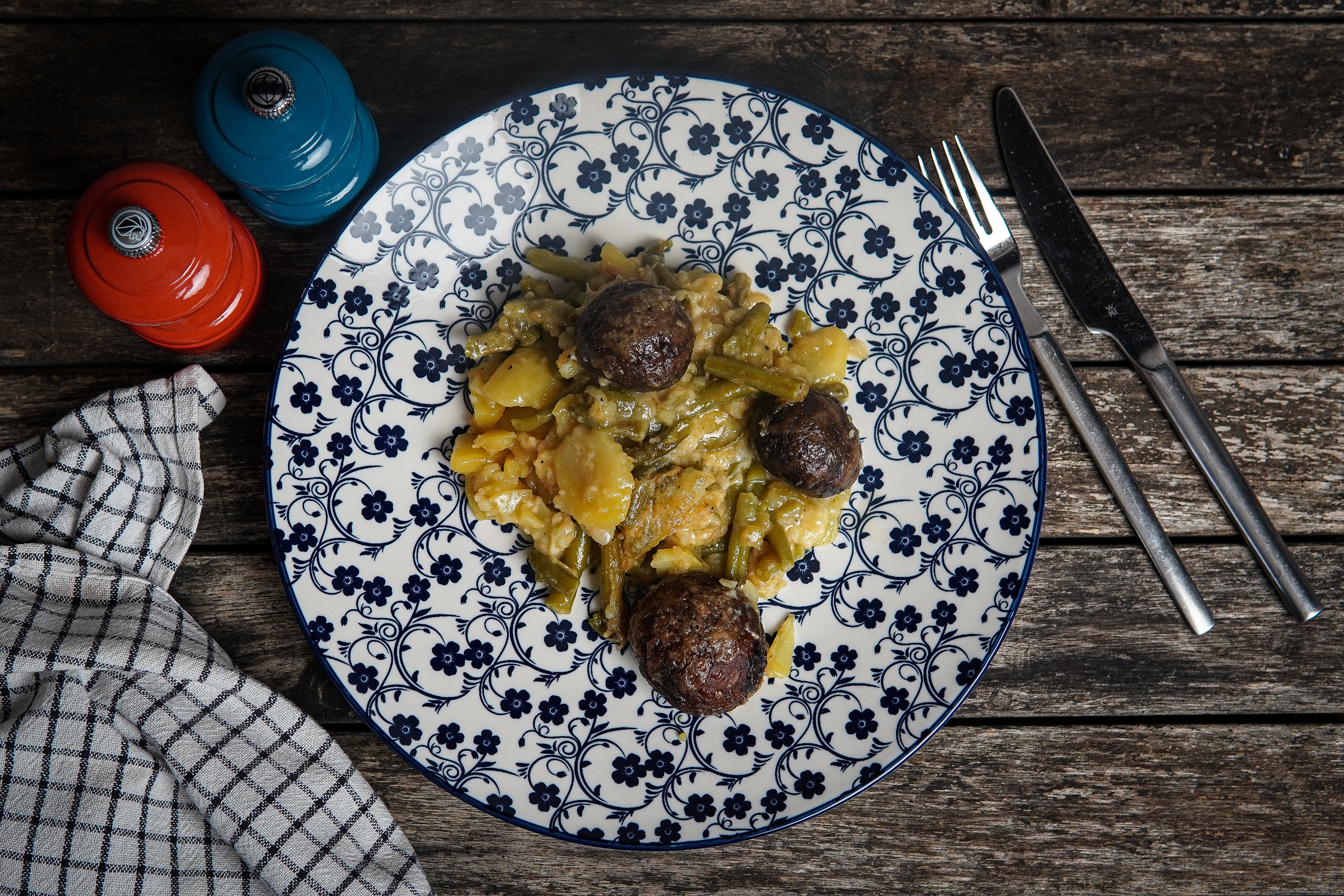 Kartoffel-Champignon-Bohnen-Auflauf | Original Kamado Rezept | MONOLITH